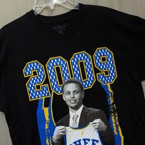 Authentic Classics Stephen Curry Chef 30 Draft Day 2009 T-Shirt Black XL NWT